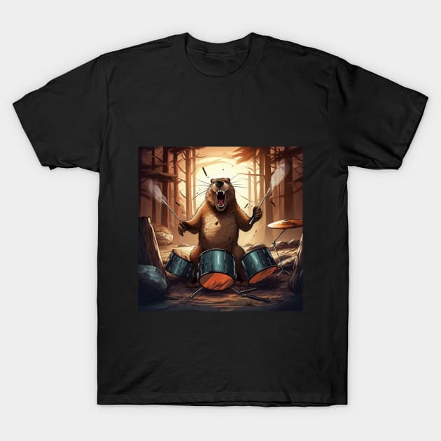 marmot T-Shirt by FehuMarcinArt